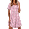 Pink White Florals