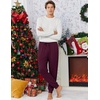 image:imageEkouaer Mens Pajama Pants Lightweight Loungewear Comfy Jogger Sleep Pant Long Pj Bottoms with Drawstring amp Pockets2 Packblackred