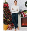 image:imageEkouaer Mens Pajama Pants Lightweight Loungewear Comfy Jogger Sleep Pant Long Pj Bottoms with Drawstring amp Pockets2 Packgreenblue Plaid