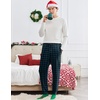 image:imageEkouaer Mens Pajama Pants Lightweight Loungewear Comfy Jogger Sleep Pant Long Pj Bottoms with Drawstring amp Pockets2 Packgreenblue Plaid