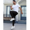 image:imageEkouaer Mens Pajama Pants Lightweight Loungewear Comfy Jogger Sleep Pant Long Pj Bottoms with Drawstring amp PocketsBlack