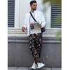 image:imageEkouaer Mens Pajama Pants Lightweight Loungewear Comfy Jogger Sleep Pant Long Pj Bottoms with Drawstring amp PocketsBlack Christmas