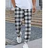 image:imageEkouaer Mens Pajama Pants Lightweight Loungewear Comfy Jogger Sleep Pant Long Pj Bottoms with Drawstring amp PocketsBlack Plaid