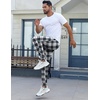 image:imageEkouaer Mens Pajama Pants Lightweight Loungewear Comfy Jogger Sleep Pant Long Pj Bottoms with Drawstring amp PocketsBlack Plaid