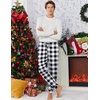 image:imageEkouaer Mens Pajama Pants Lightweight Loungewear Comfy Jogger Sleep Pant Long Pj Bottoms with Drawstring amp PocketsBlack Plaidred Plaid