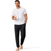 image:imageEkouaer Mens Pajama Pants Lightweight Loungewear Comfy Jogger Sleep Pant Long Pj Bottoms with Drawstring amp PocketsBlacknavy
