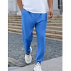 image:imageEkouaer Mens Pajama Pants Lightweight Loungewear Comfy Jogger Sleep Pant Long Pj Bottoms with Drawstring amp PocketsBlue