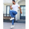 image:imageEkouaer Mens Pajama Pants Lightweight Loungewear Comfy Jogger Sleep Pant Long Pj Bottoms with Drawstring amp PocketsBlue