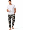 image:imageEkouaer Mens Pajama Pants Lightweight Loungewear Comfy Jogger Sleep Pant Long Pj Bottoms with Drawstring amp PocketsCamouflagel