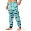 image:imageEkouaer Mens Pajama Pants Lightweight Loungewear Comfy Jogger Sleep Pant Long Pj Bottoms with Drawstring amp PocketsCoastal Shark