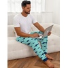 image:imageEkouaer Mens Pajama Pants Lightweight Loungewear Comfy Jogger Sleep Pant Long Pj Bottoms with Drawstring amp PocketsCoastal Shark