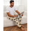 image:imageEkouaer Mens Pajama Pants Lightweight Loungewear Comfy Jogger Sleep Pant Long Pj Bottoms with Drawstring amp PocketsForest Bigfoot