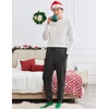 image:imageEkouaer Mens Pajama Pants Lightweight Loungewear Comfy Jogger Sleep Pant Long Pj Bottoms with Drawstring amp PocketsGinghamstripe