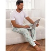 image:imageEkouaer Mens Pajama Pants Lightweight Loungewear Comfy Jogger Sleep Pant Long Pj Bottoms with Drawstring amp PocketsGolf