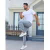 image:imageEkouaer Mens Pajama Pants Lightweight Loungewear Comfy Jogger Sleep Pant Long Pj Bottoms with Drawstring amp PocketsGrey