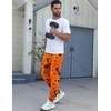 image:imageEkouaer Mens Pajama Pants Lightweight Loungewear Comfy Jogger Sleep Pant Long Pj Bottoms with Drawstring amp PocketsHalloween