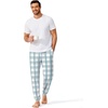 image:imageEkouaer Mens Pajama Pants Lightweight Loungewear Comfy Jogger Sleep Pant Long Pj Bottoms with Drawstring amp PocketsMist Plaid