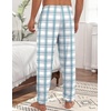 image:imageEkouaer Mens Pajama Pants Lightweight Loungewear Comfy Jogger Sleep Pant Long Pj Bottoms with Drawstring amp PocketsMist Plaid