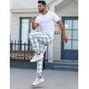 image:imageEkouaer Mens Pajama Pants Lightweight Loungewear Comfy Jogger Sleep Pant Long Pj Bottoms with Drawstring amp PocketsMist Plaid