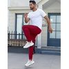 image:imageEkouaer Mens Pajama Pants Lightweight Loungewear Comfy Jogger Sleep Pant Long Pj Bottoms with Drawstring amp PocketsRed