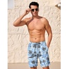 image:imageEkouaer Mens Pajamas Set Workout Tank Top Pjs Sets with Shorts 2 Piece Soft Sleeveless Casual Sleep Shirts Loungewear SXXLCoconut Tree