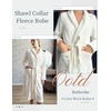 image:imageEkouaer Robes for Women Soft Long Bathrobe Lightweight Fleece Shawl Collar Spa Robe Cozy Sleepwear with Pockets SXXLWhite