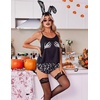 image:imageEkouaer Silk Pajamas Set for Women Satin Backless Lingerie Pjs Cami Top and Shorts NightwearBlack Skull