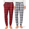 Black Plaid+red Plaid