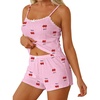 Pink Plaid Cherry
