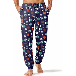 image:imageEkouaer Mens Pajama Pants Lightweight Loungewear Comfy Jogger Sleep Pant Long Pj Bottoms with Drawstring amp PocketsAmerican Football