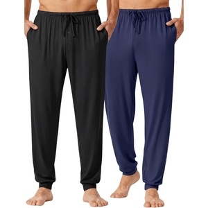 image:imageEkouaer Mens Pajama Pants Lightweight Loungewear Comfy Jogger Sleep Pant Long Pj Bottoms with Drawstring amp PocketsBlacknavy