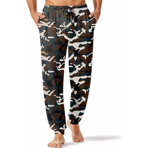 image:imageEkouaer Mens Pajama Pants Lightweight Loungewear Comfy Jogger Sleep Pant Long Pj Bottoms with Drawstring amp PocketsCamouflagel