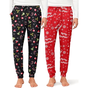 image:imageEkouaer Mens Pajama Pants Lightweight Loungewear Comfy Jogger Sleep Pant Long Pj Bottoms with Drawstring amp PocketsXmas Print
