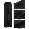 image:imageEkouaer Womens Pajama Pants Wide Leg Yoga Pants Lounge Drawstring Pants Comfy Stretch Plaid Pj Bottoms