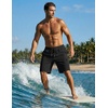 image:imageEkouaer 9 Inch Mens Swim Trunks with Compression Liner 2 in 1 Board Shorts Quick Dry Bathing Suit with Pockets S2XLBlack
