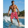 image:imageEkouaer 9 Inch Mens Swim Trunks with Compression Liner 2 in 1 Board Shorts Quick Dry Bathing Suit with Pockets S2XLRed American Flag