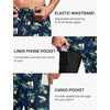 image:imageEkouaer 9 Inch Mens Swim Trunks with Compression Liner 2 in 1 Board Shorts Quick Dry Bathing Suit with Pockets S2XLSunglass Pineapple