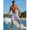image:imageEkouaer 9 Inch Mens Swim Trunks with Compression Liner 2 in 1 Board Shorts Quick Dry Bathing Suit with Pockets S2XLTurtle Pink