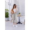 image:imageEkouaer Womens Capri Pajama Pants 2026 Wide Leg Lounge Sleep Pants Soft Comfy Drawstring Pj Bottoms with PocketsPale Heather Gray