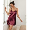 image:imageEkouaer Robe Set for Women Vneck Satin Robe Two Piece Bridal Party Robes and Bathrobe Set with Pockets