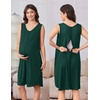 image:imageEkouaer Labor and Delivery Gown and Robe Set for Hospital Nursing NightgownGreen