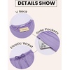 image:imageEkouaer Womens 2 Pack Pajama Set Long Sleeve Pajamas Top and Pants V Neck Pjs Set Soft Loungewear with PocketsPink Love  Purple