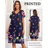 image:imageEkouaer House Dresses for Women with Pockets Button Down Nightgowns Plus Size Moo Moos Mumu Dresses Floral Print S3XLButterfly Flower