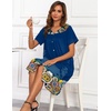 image:imageEkouaer House Dresses for Women with Pockets Button Down Nightgowns Plus Size Moo Moos Mumu Dresses Floral Print S3XLMandola