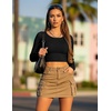 image:imageEkouaer Long Sleeve Crop Tops for Women 3 Pack Scoop Neck Raglan Shirts Slim Fit Underscrub Basic Base Layer XSXXL3pcs Black Haze Blue Tea Leaf