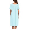 image:imageEkouaer Womens House Dress with Pockets Light Blue