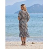 image:imageEkouaer Womens Swimwear Cover Ups Sexy Chiffon Beach Bikini Swimsuit Kimono Cardigan Cover Up Long Flowy BeachwearP Leopard
