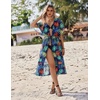 image:imageEkouaer Womens Swimwear Cover Ups Sexy Chiffon Beach Bikini Swimsuit Kimono Cardigan Cover Up Long Flowy BeachwearP Plants