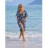 image:imageEkouaer Womens Swimwear Cover Ups Sexy Chiffon Beach Bikini Swimsuit Kimono Cardigan Cover Up Long Flowy BeachwearP Plants 2