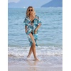 image:imageEkouaer Womens Swimwear Cover Ups Sexy Chiffon Beach Bikini Swimsuit Kimono Cardigan Cover Up Long Flowy BeachwearP Plants 3
